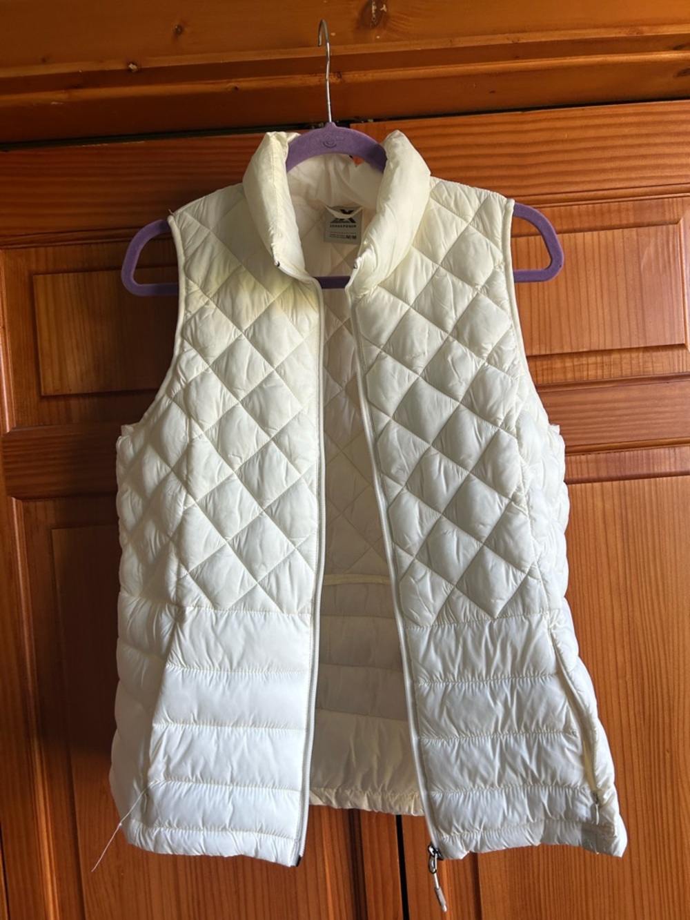 ZeroXposur Cream Quilted Puffer Vest - M